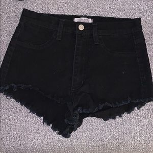 Black Short shorts